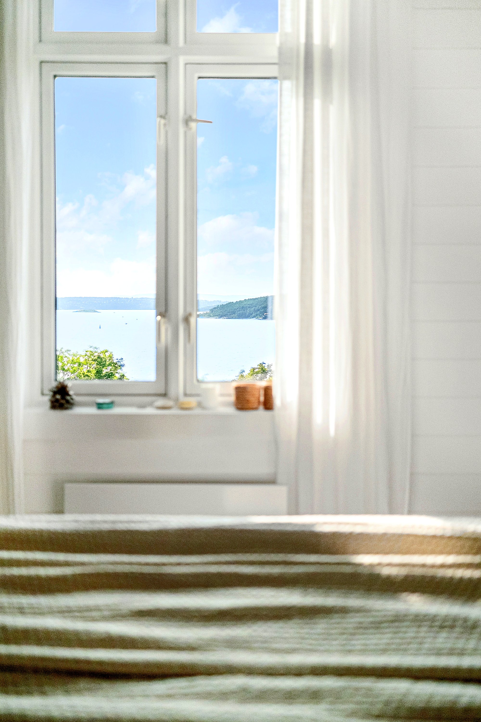 Main bedroom with fjord view